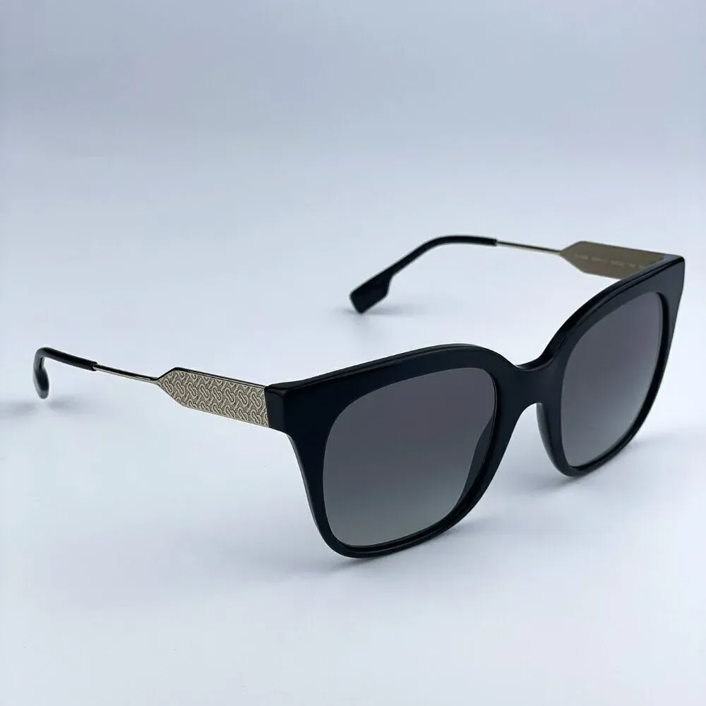 SALE! NEW Burberry BE4328 EVELYN 300111 Black Gray Butterfly Women Sunglasses